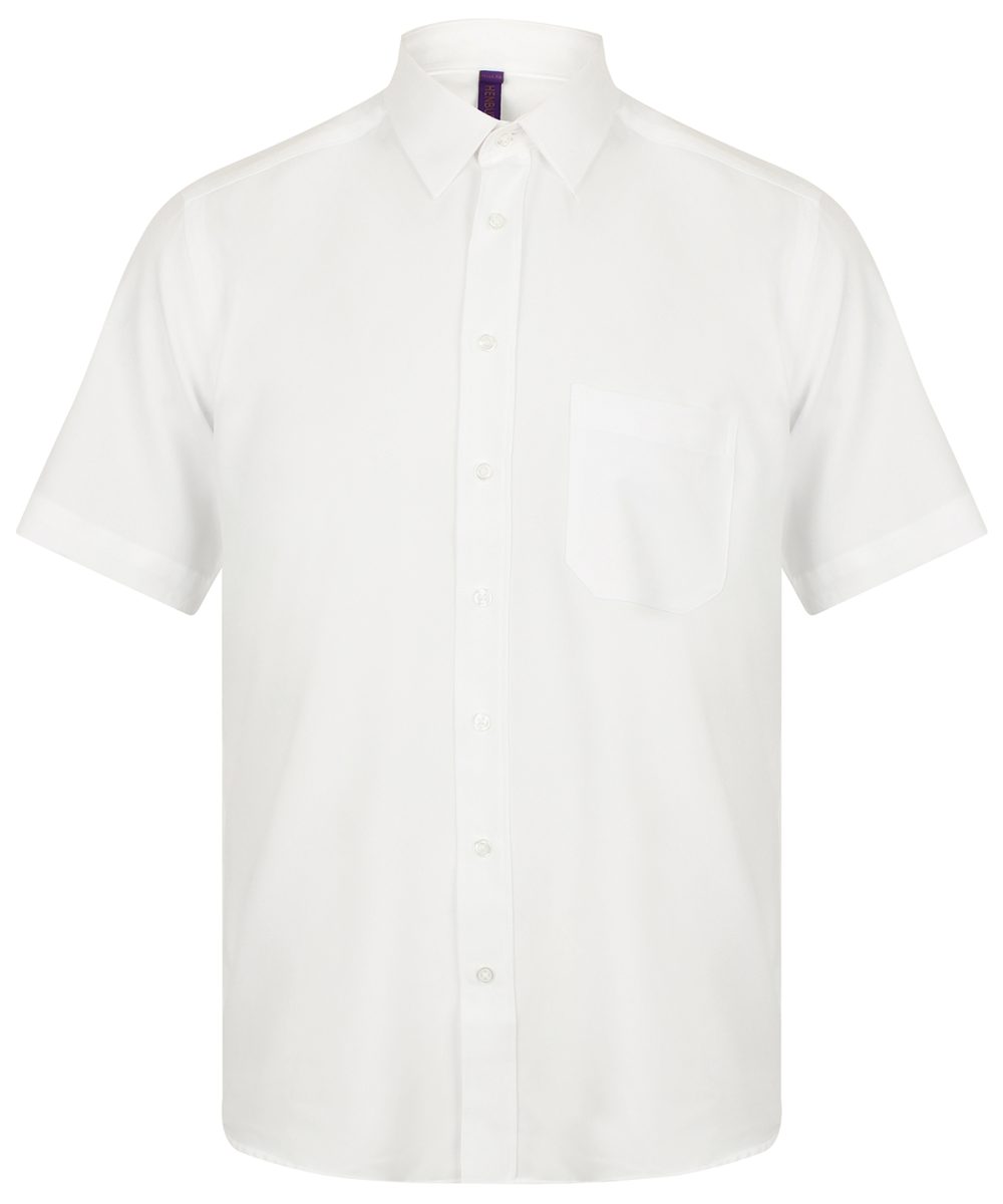 White Wicking antibacterial short sleeve shirt