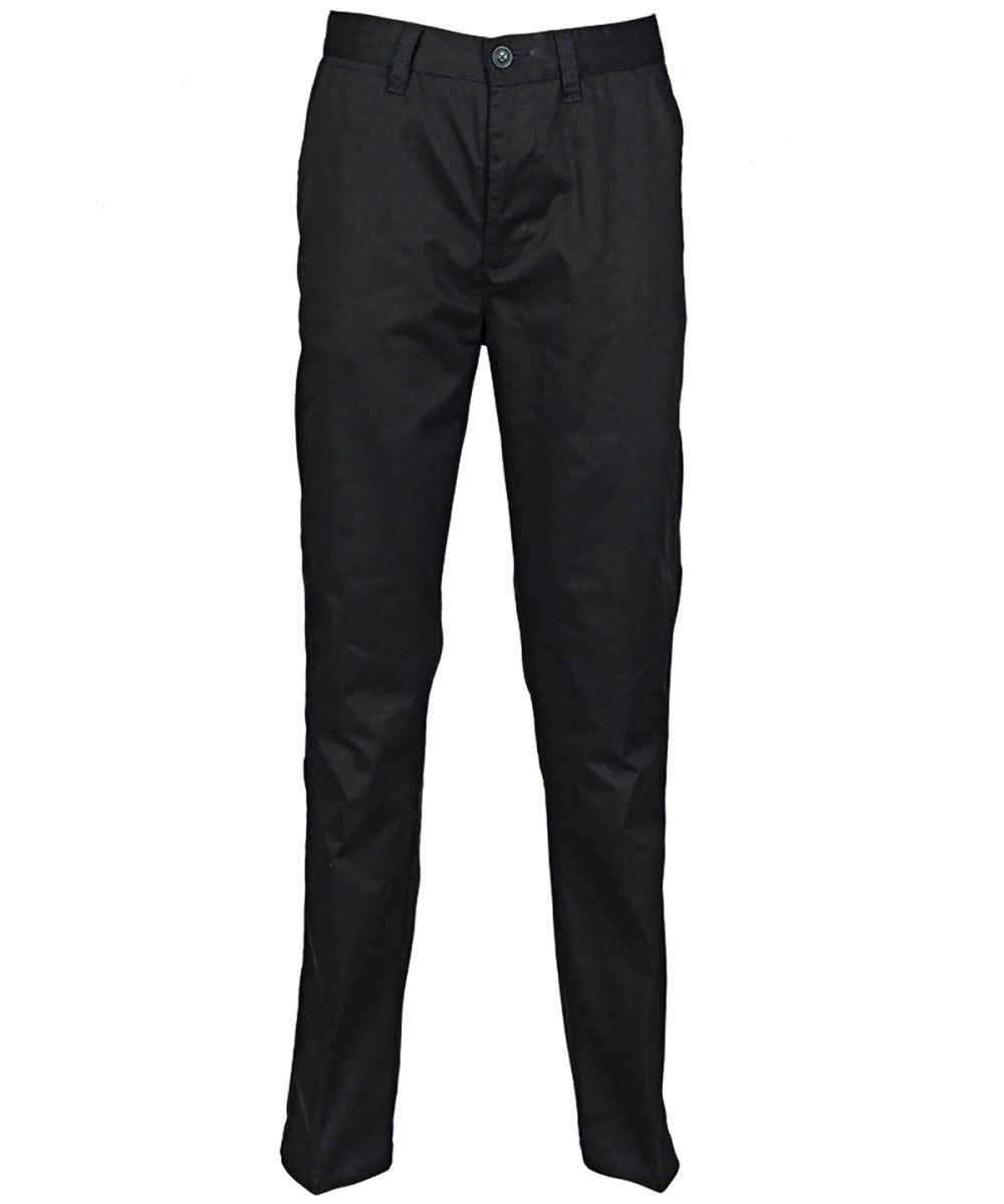 Black Women's 65/35 flat fronted chino trousers