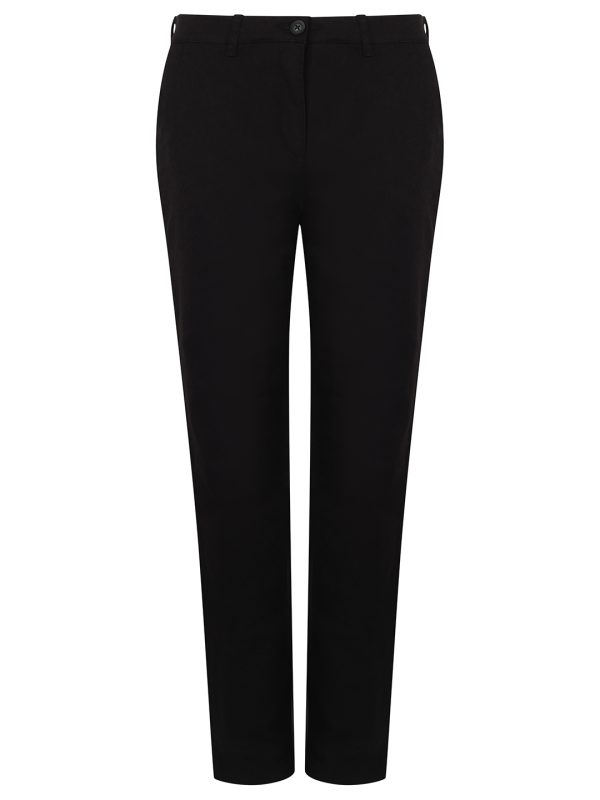 Black Women's stretch chinos