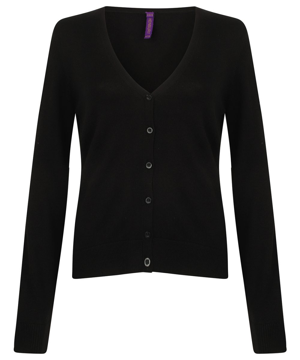 Black Women's v-neck cardigan