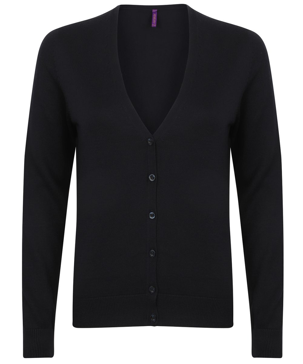 Navy Women's v-neck cardigan