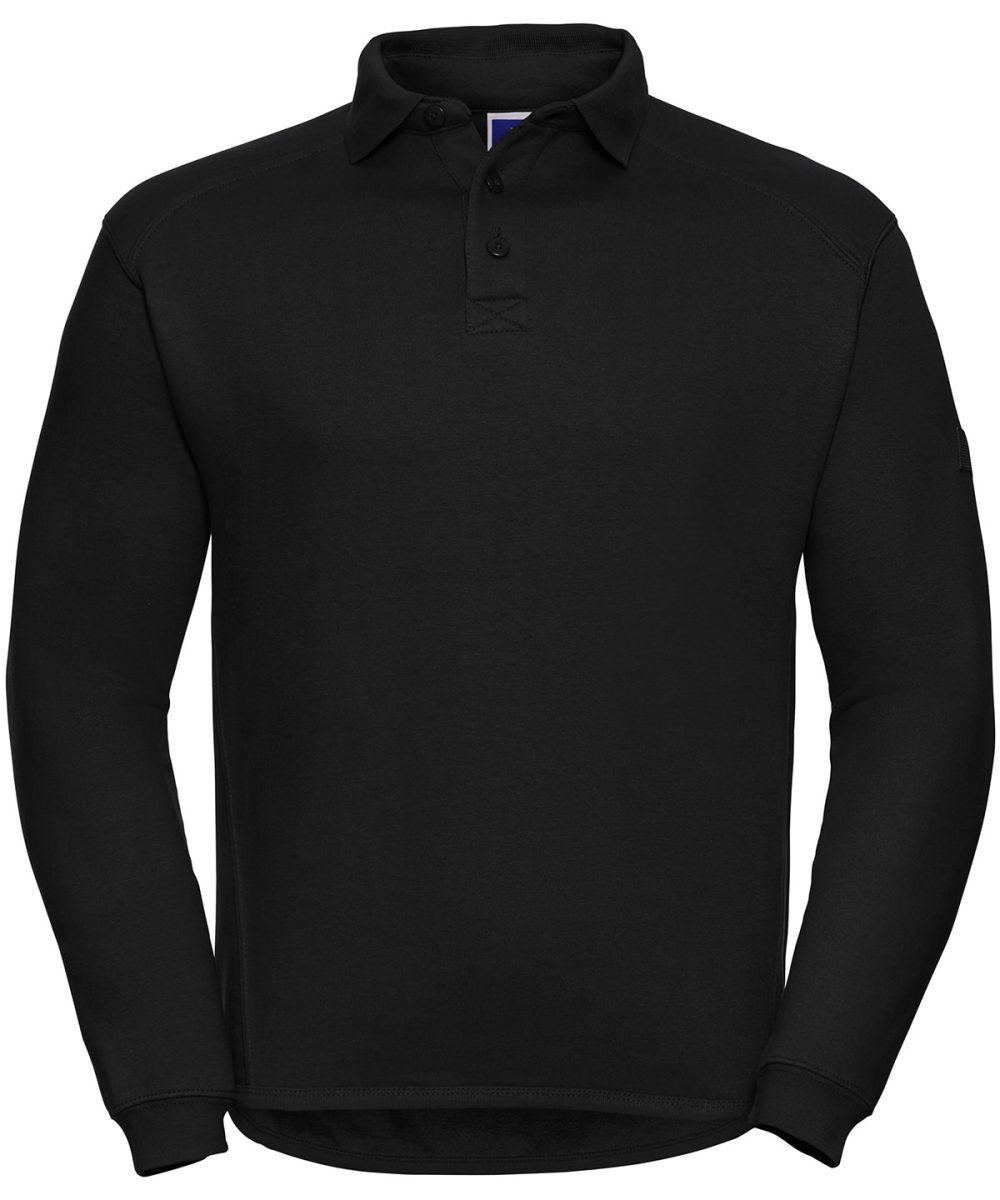 Black Heavy-duty collar sweatshirt