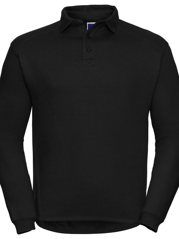 Black Heavy-duty collar sweatshirt