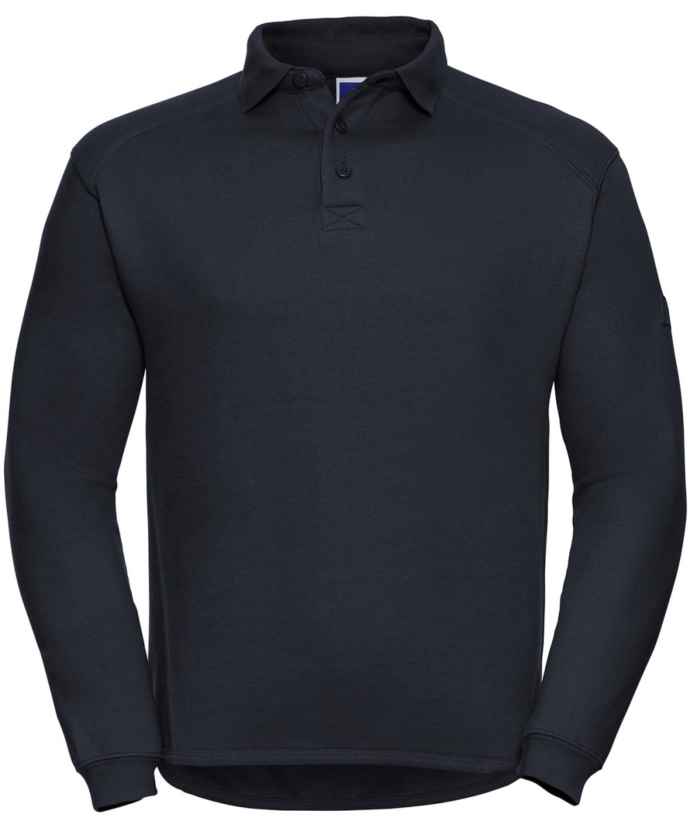 French Navy Heavy-duty collar sweatshirt