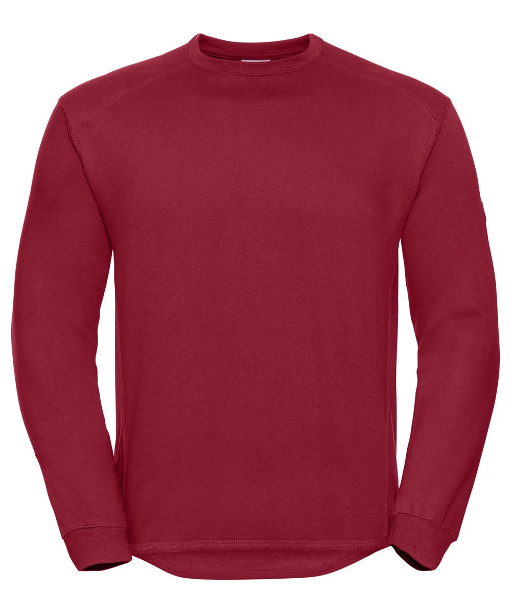 Classic Red Heavy-duty crew neck sweatshirt