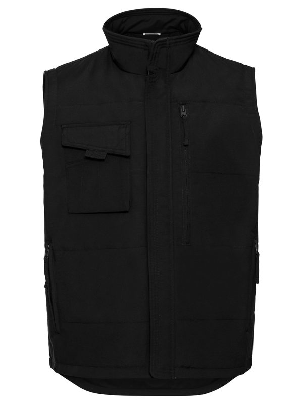 Black Heavy-duty gilet