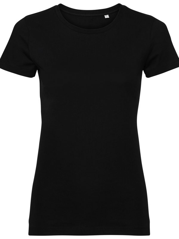 Black Women's pure organic tee