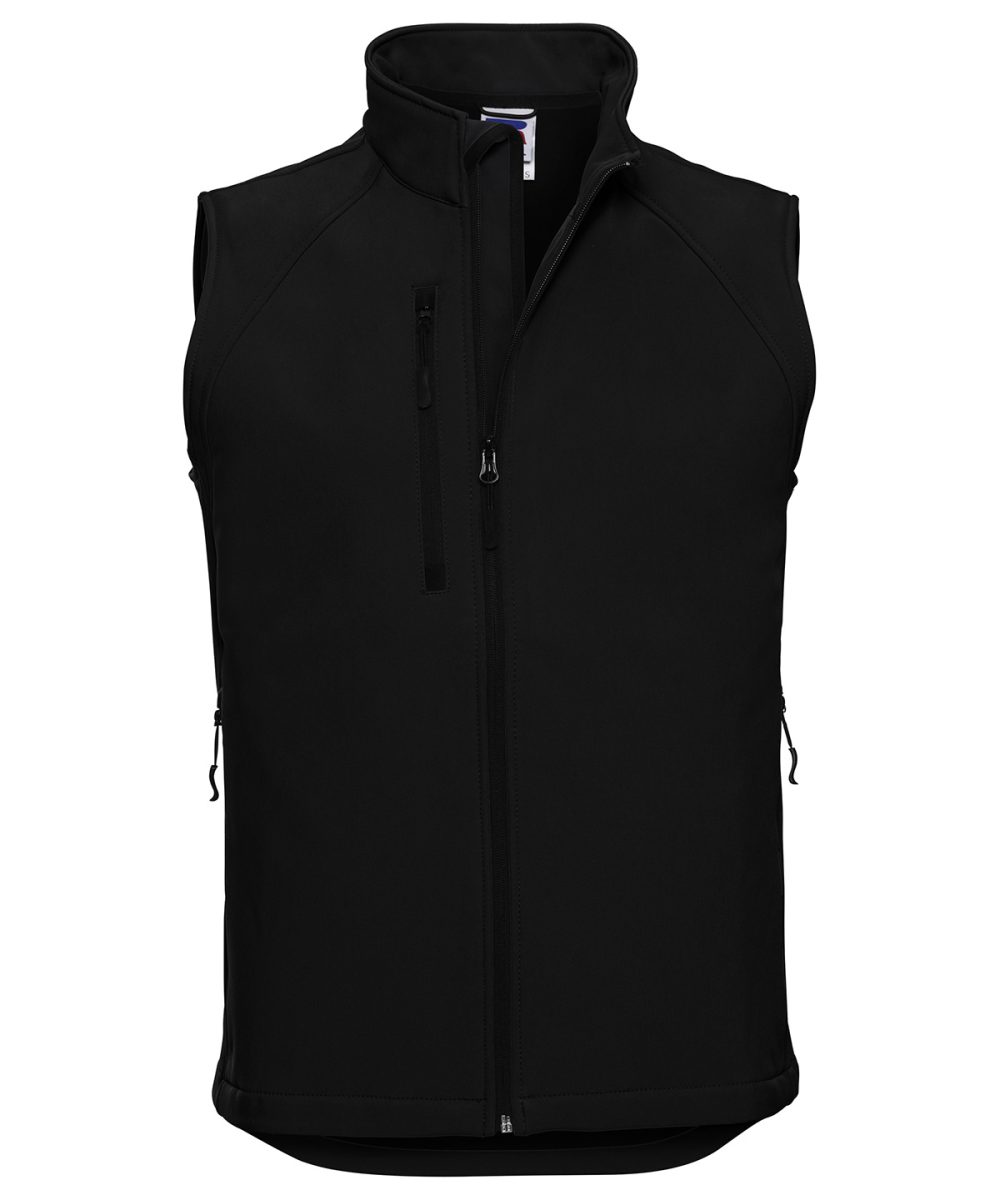 Black Softshell gilet