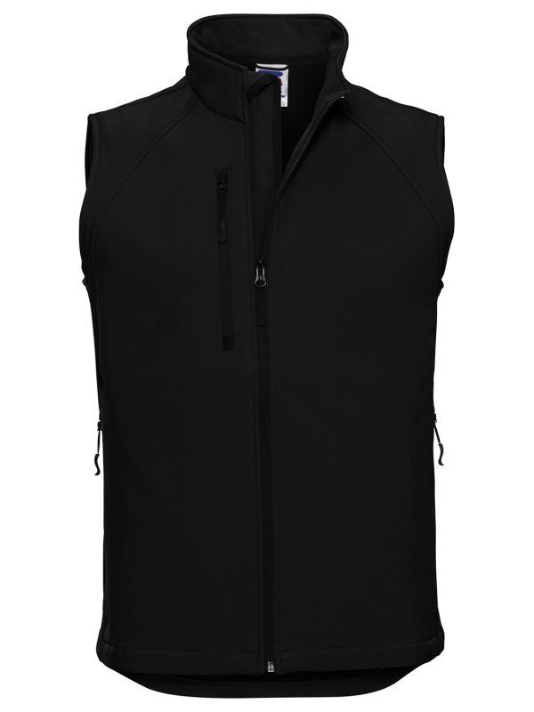 Black Softshell gilet