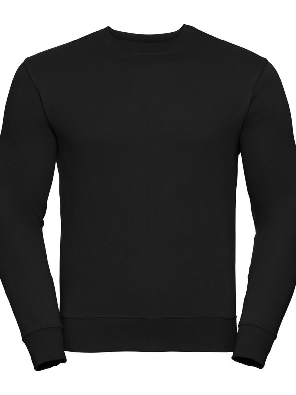 Black*† Set-in sleeve sweatshirt