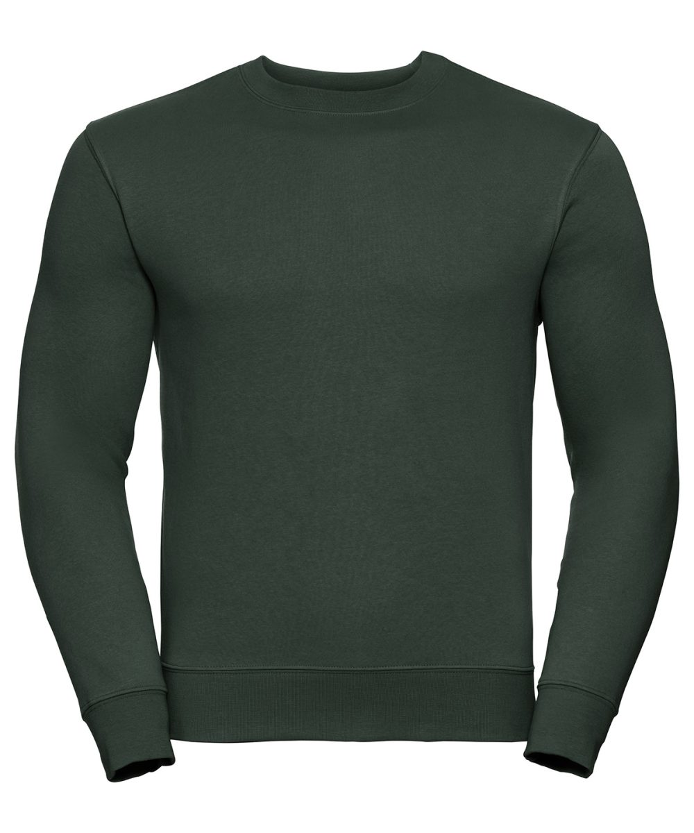 Bottle Green Set-in sleeve sweatshirt