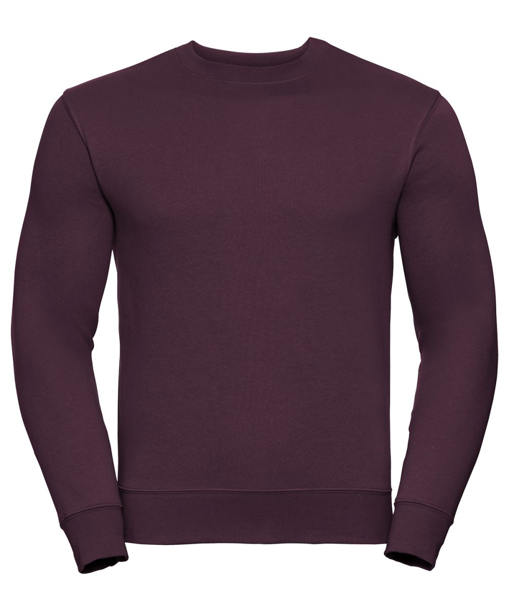 Burgundy Set-in sleeve sweatshirt