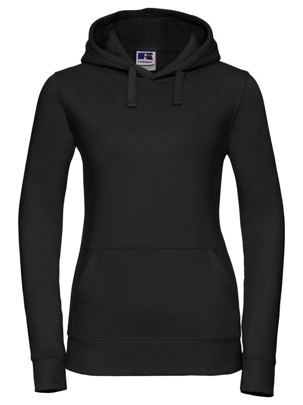 Black* Women's authentic hooded sweatshirt