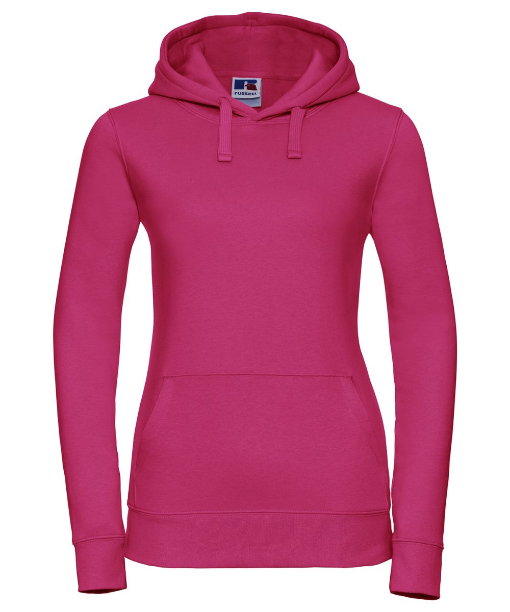 Fuchsia Women's authentic hooded sweatshirt