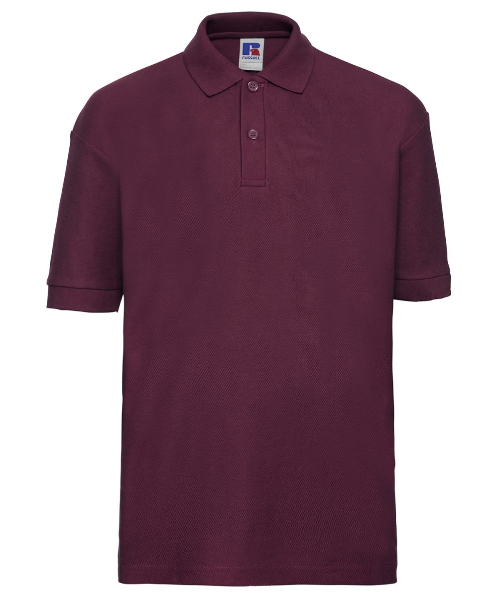 Burgundy Kids polo shirt