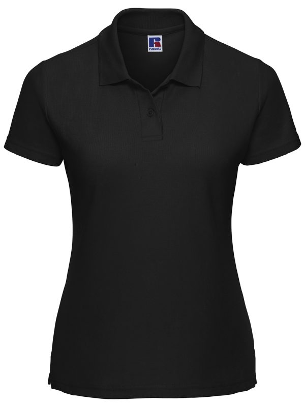 Black Women's classic polycotton polo