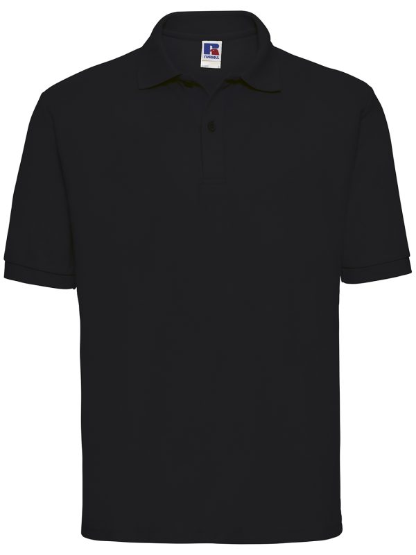 Black*† Classic polycotton polo