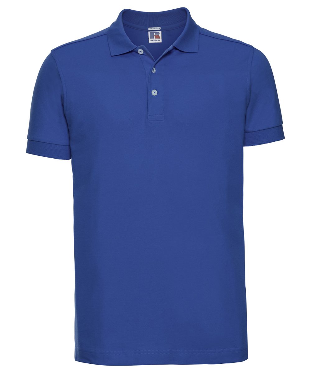 Azure Blue Stretch polo