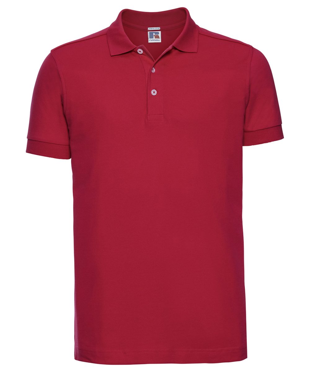 Classic Red Stretch polo