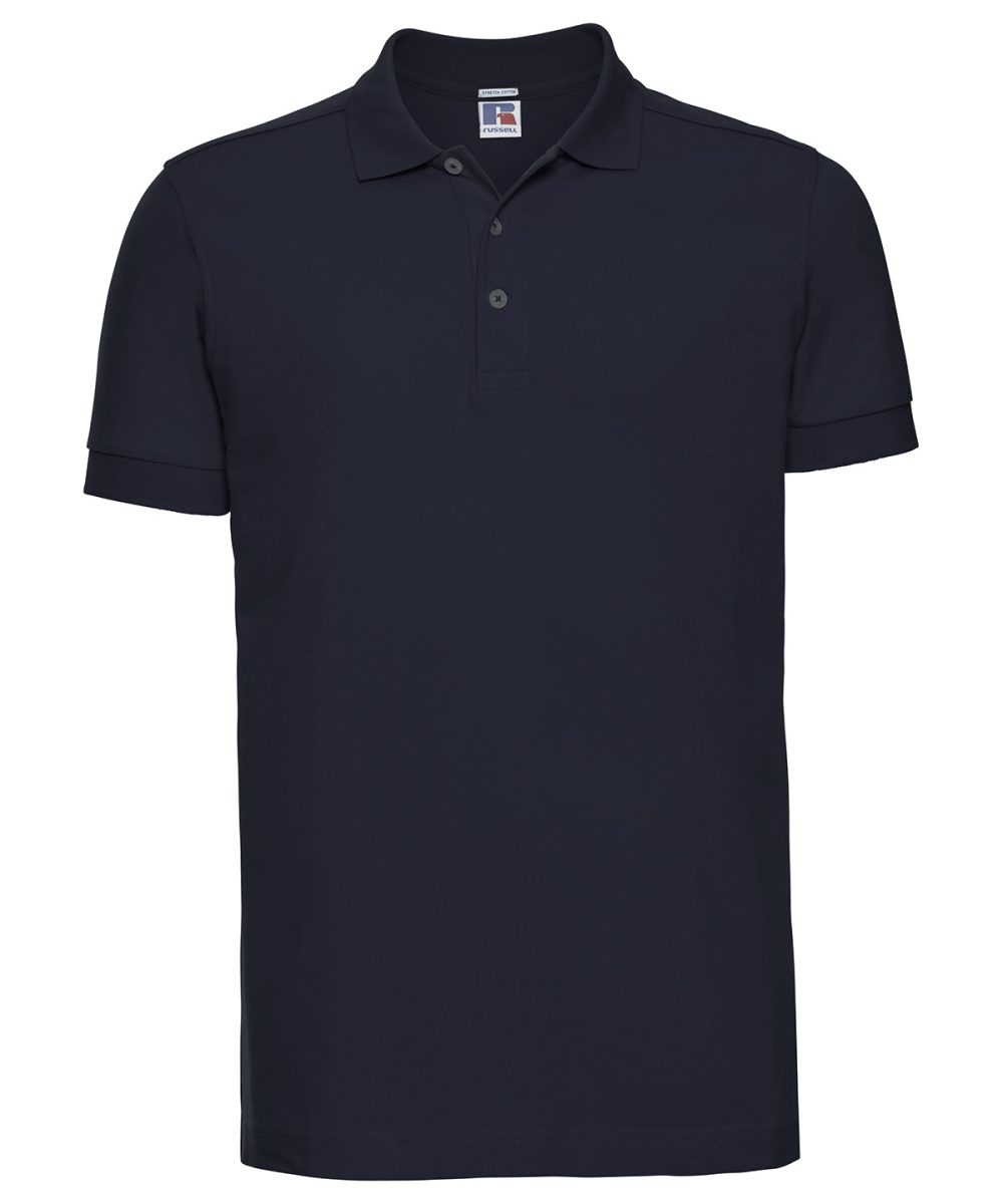 French Navy Stretch polo