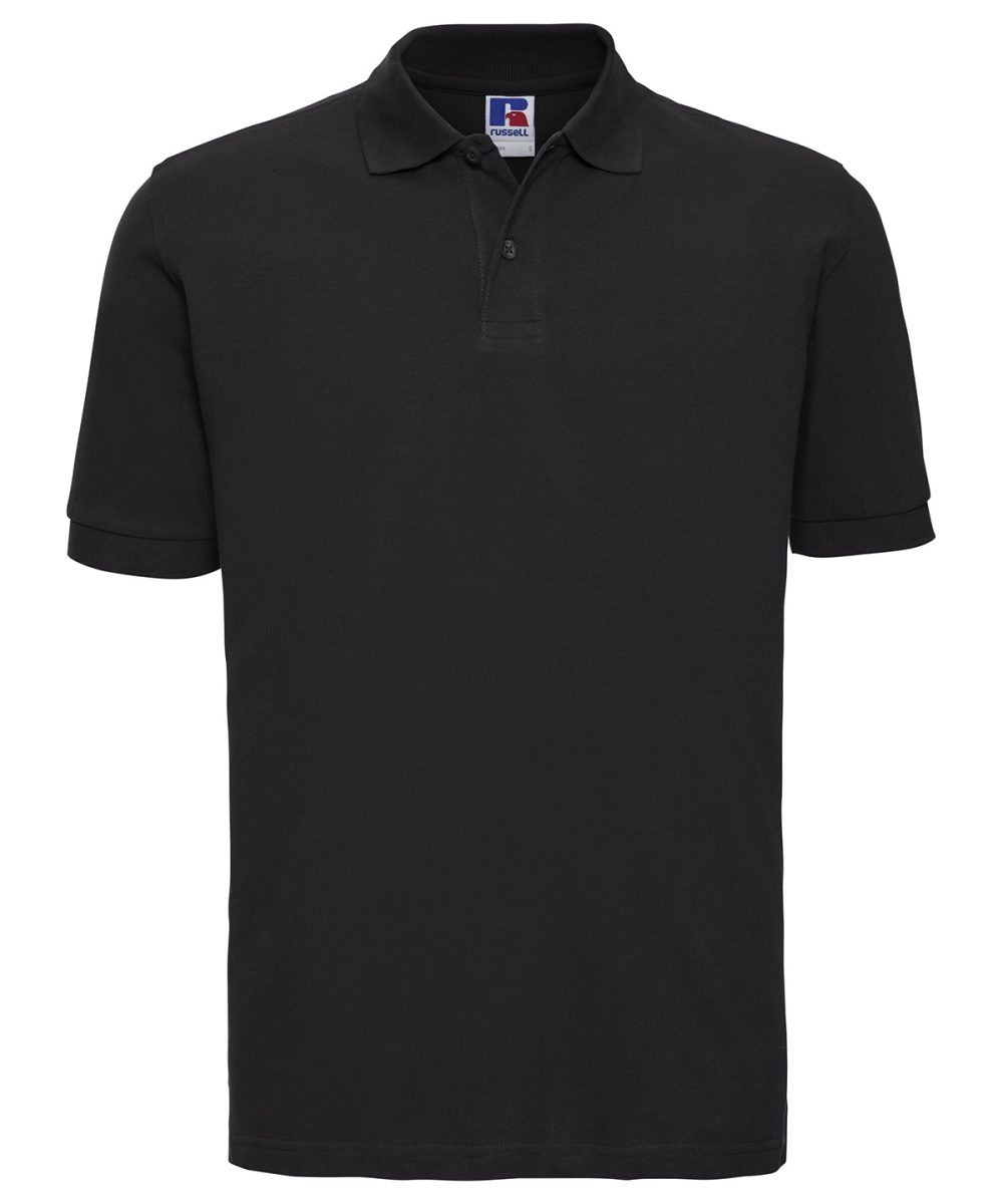 Black* Classic cotton piqué polo