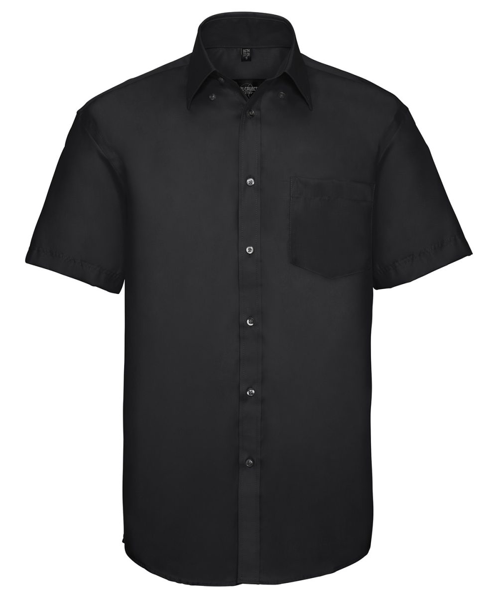 Black Short sleeve ultimate non-iron shirt