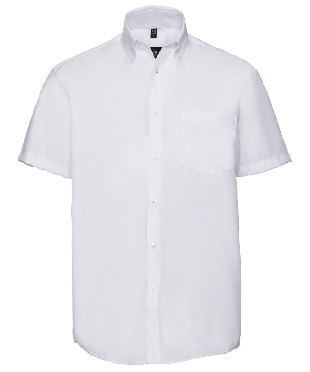 White Short sleeve ultimate non-iron shirt