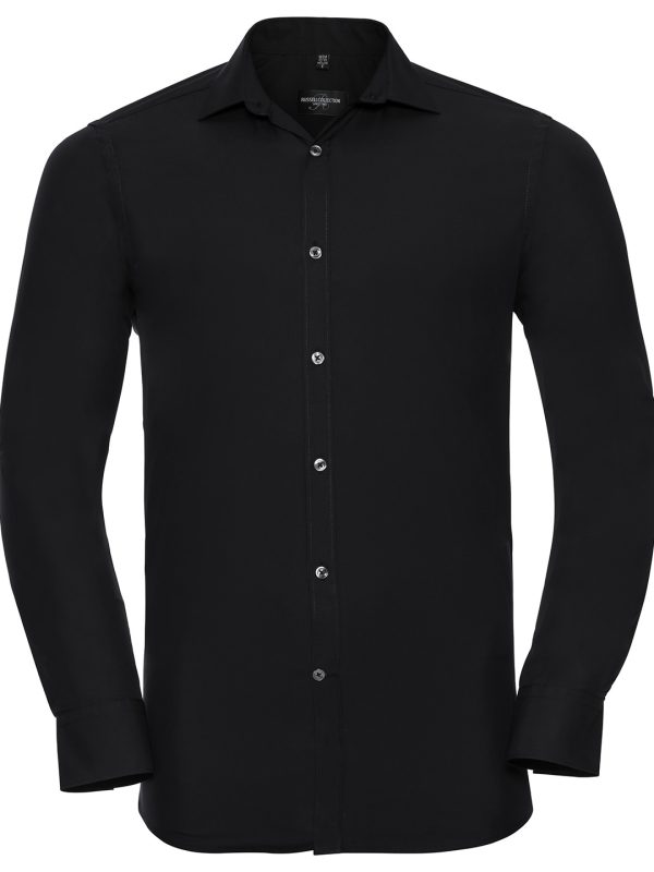 Black Long sleeve ultimate stretch shirt