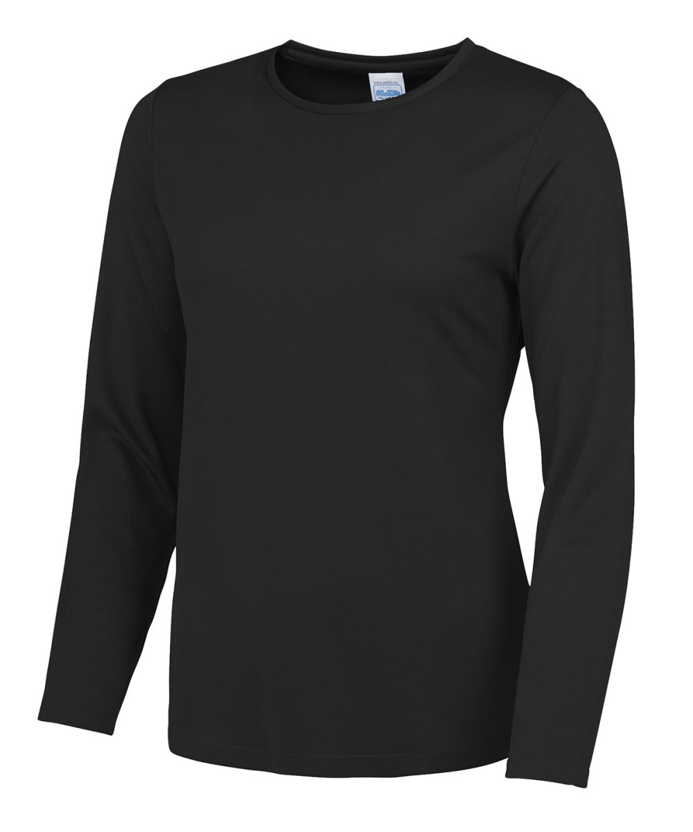 Jet Black Women's long sleeve cool T