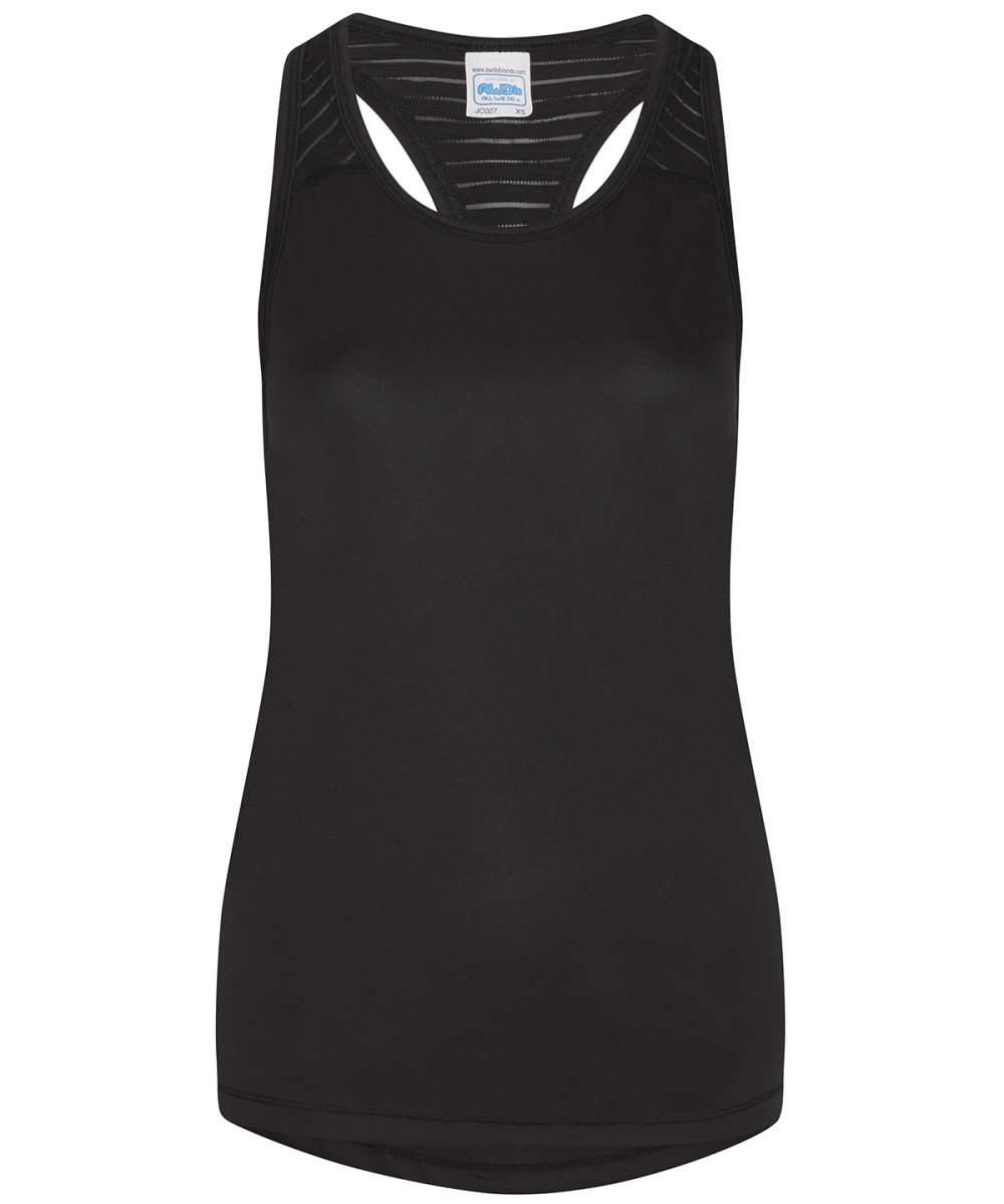 Jet Black/Black* Women's cool smooth workout vest