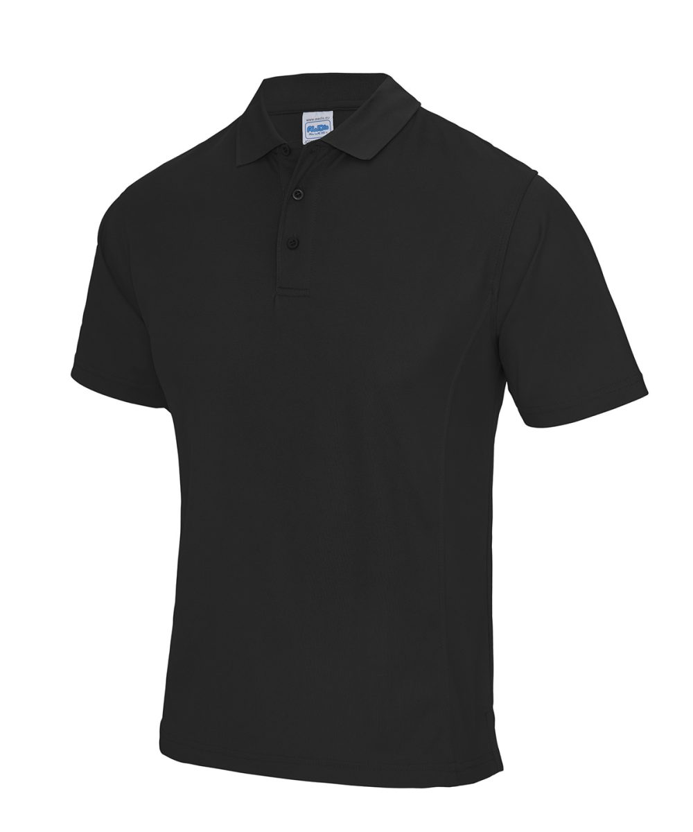 Jet Black SuperCool performance polo