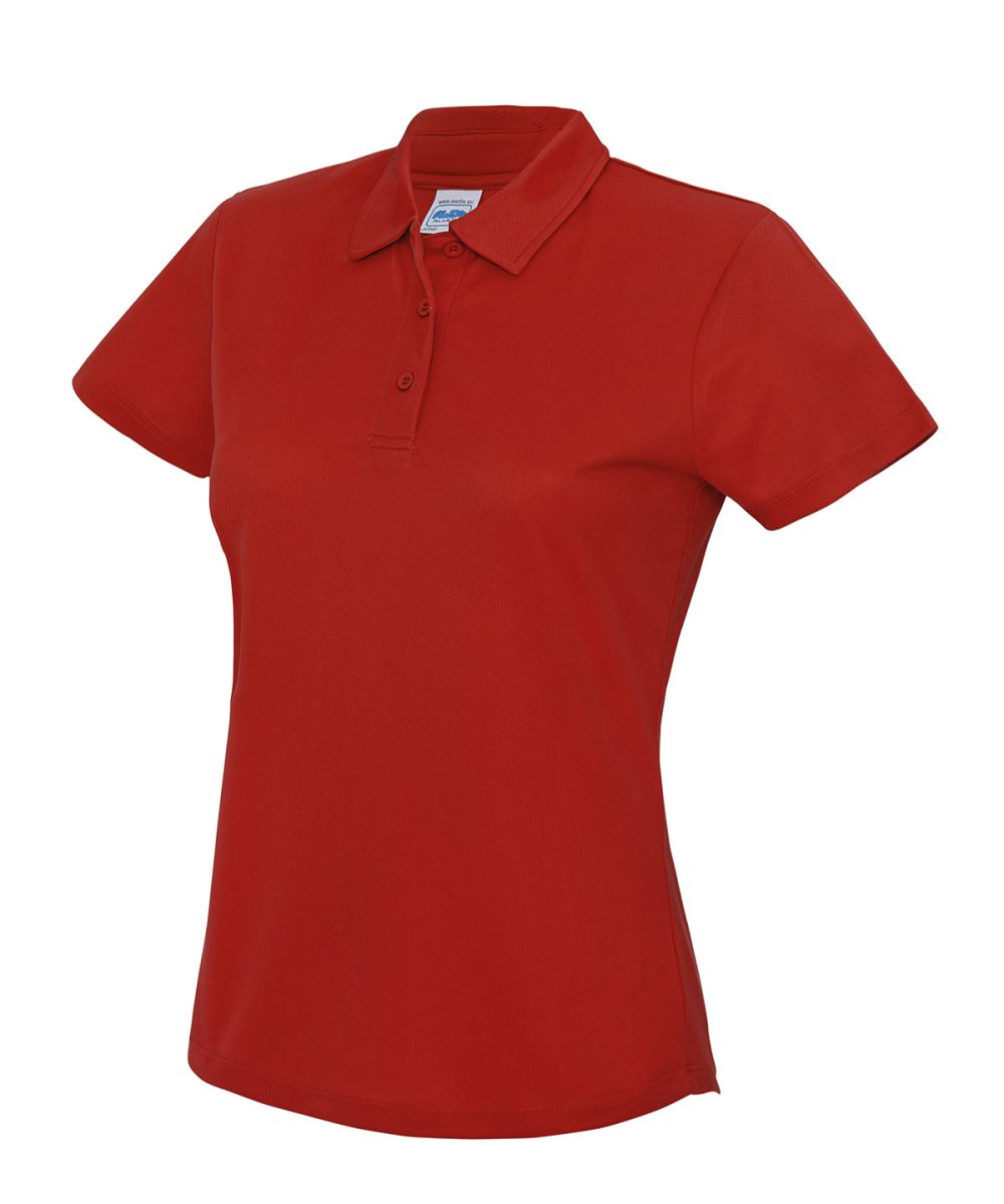 Fire Red Women's cool polo