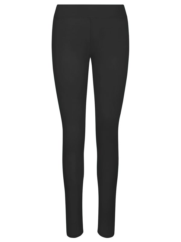 Jet Black Women's cool workout leggings