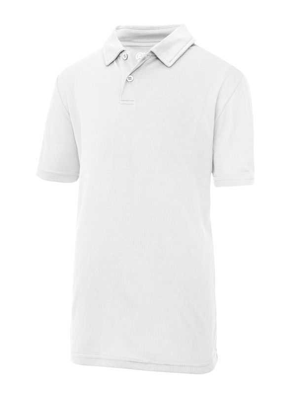 Arctic White Kids cool polo