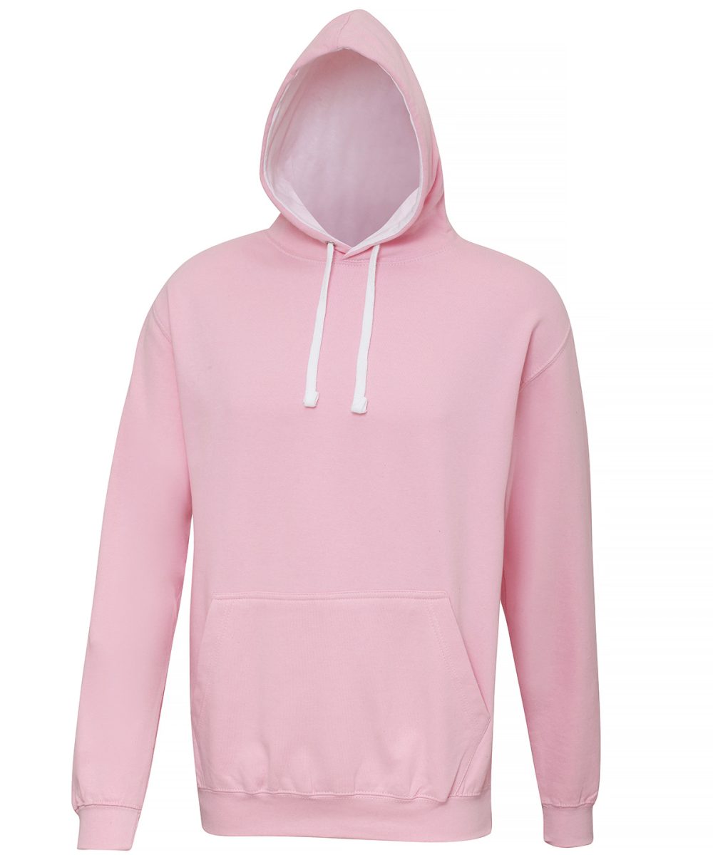 Baby Pink/Arctic White Varsity hoodie