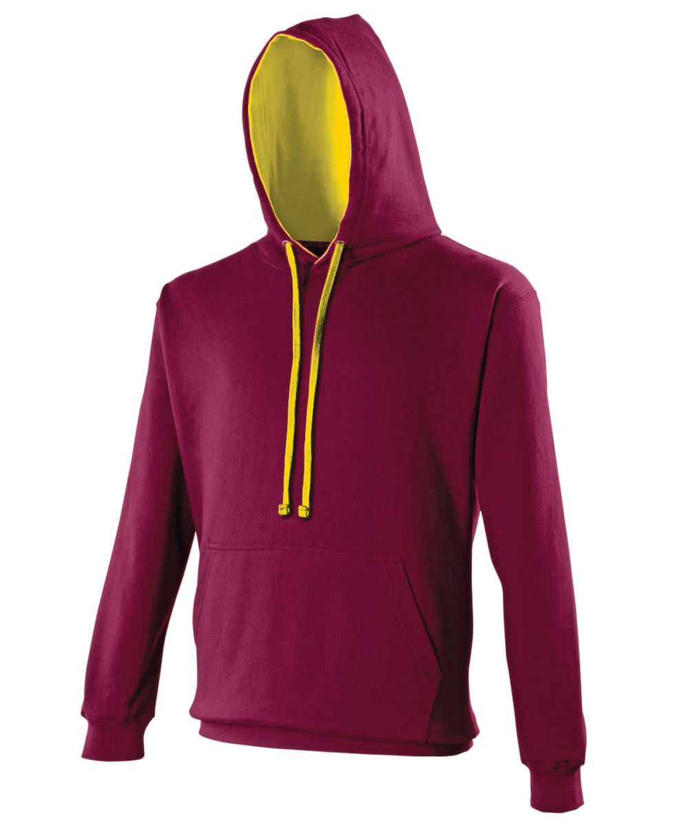 Burgundy/Gold Varsity hoodie