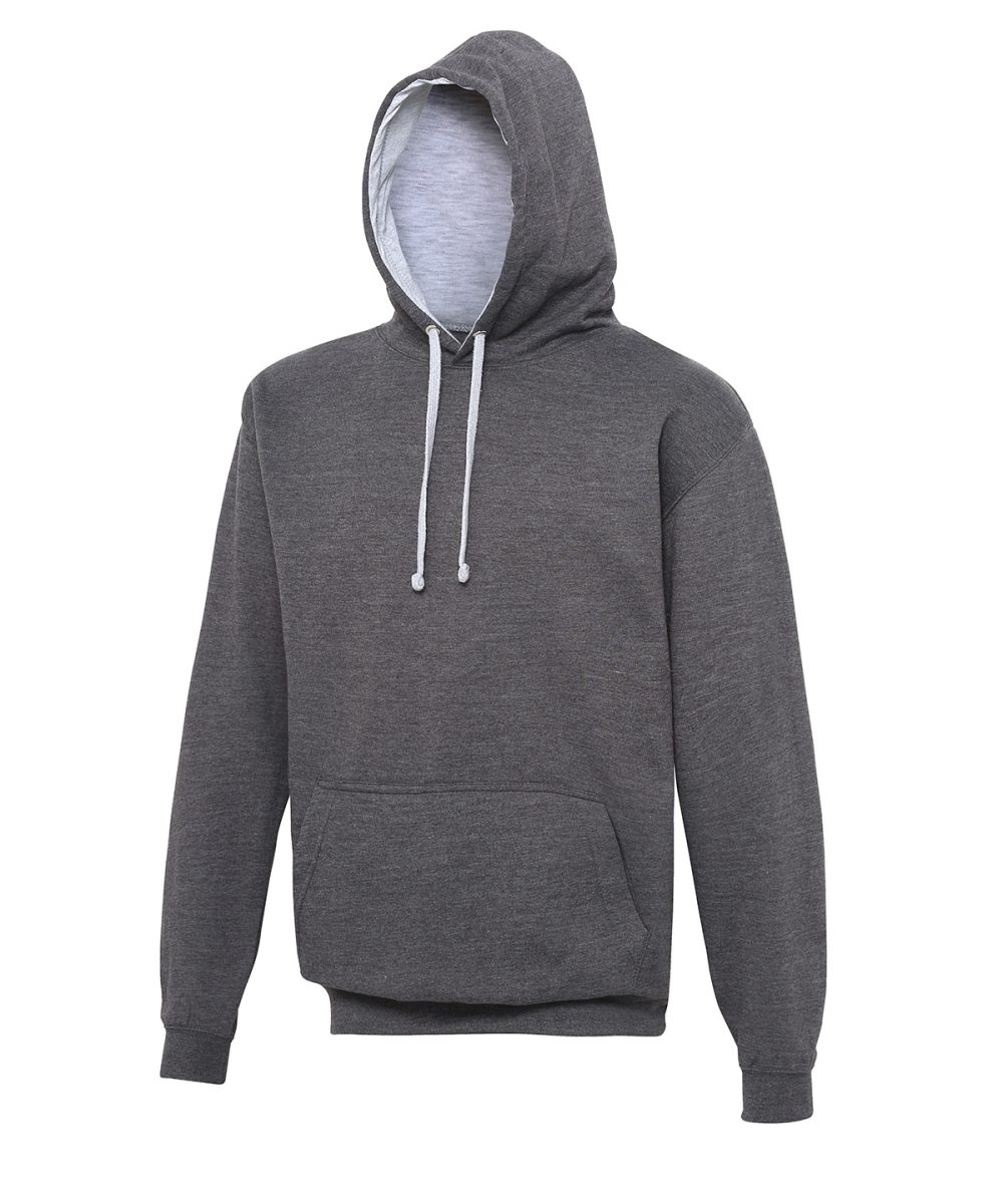 Charcoal/Heather Grey Varsity hoodie