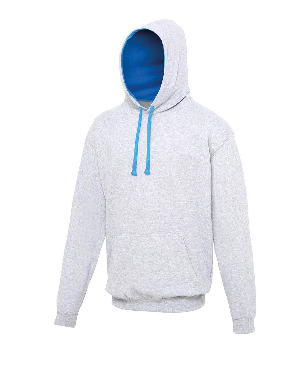 Heather Grey/Sapphire Blue Varsity hoodie