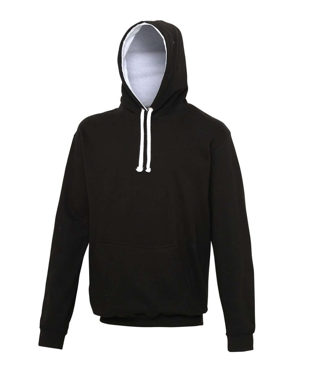 Jet Black/Arctic White Varsity hoodie