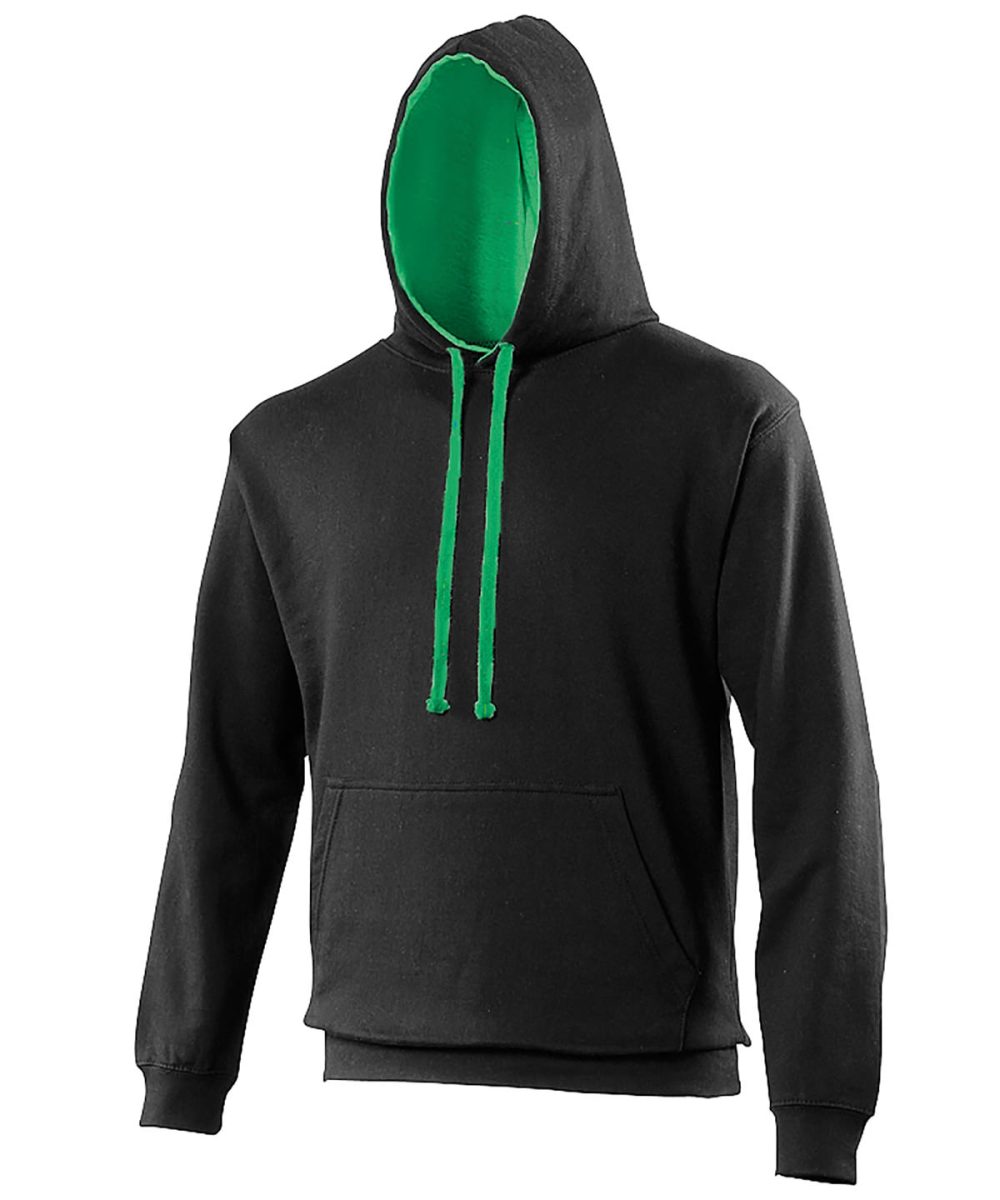 Jet Black/Kelly Green* Varsity hoodie