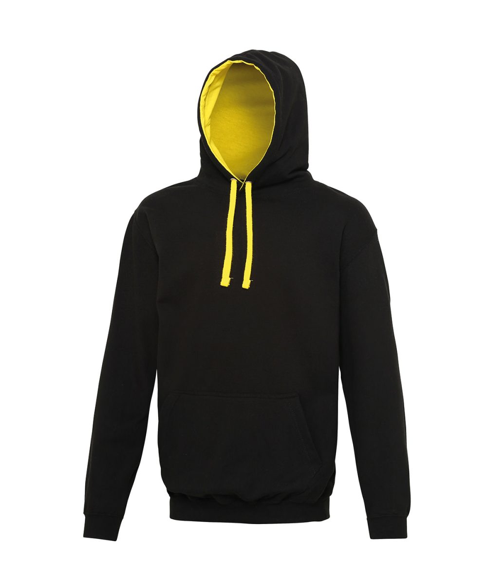 Jet Black/Sun Yellow Varsity hoodie