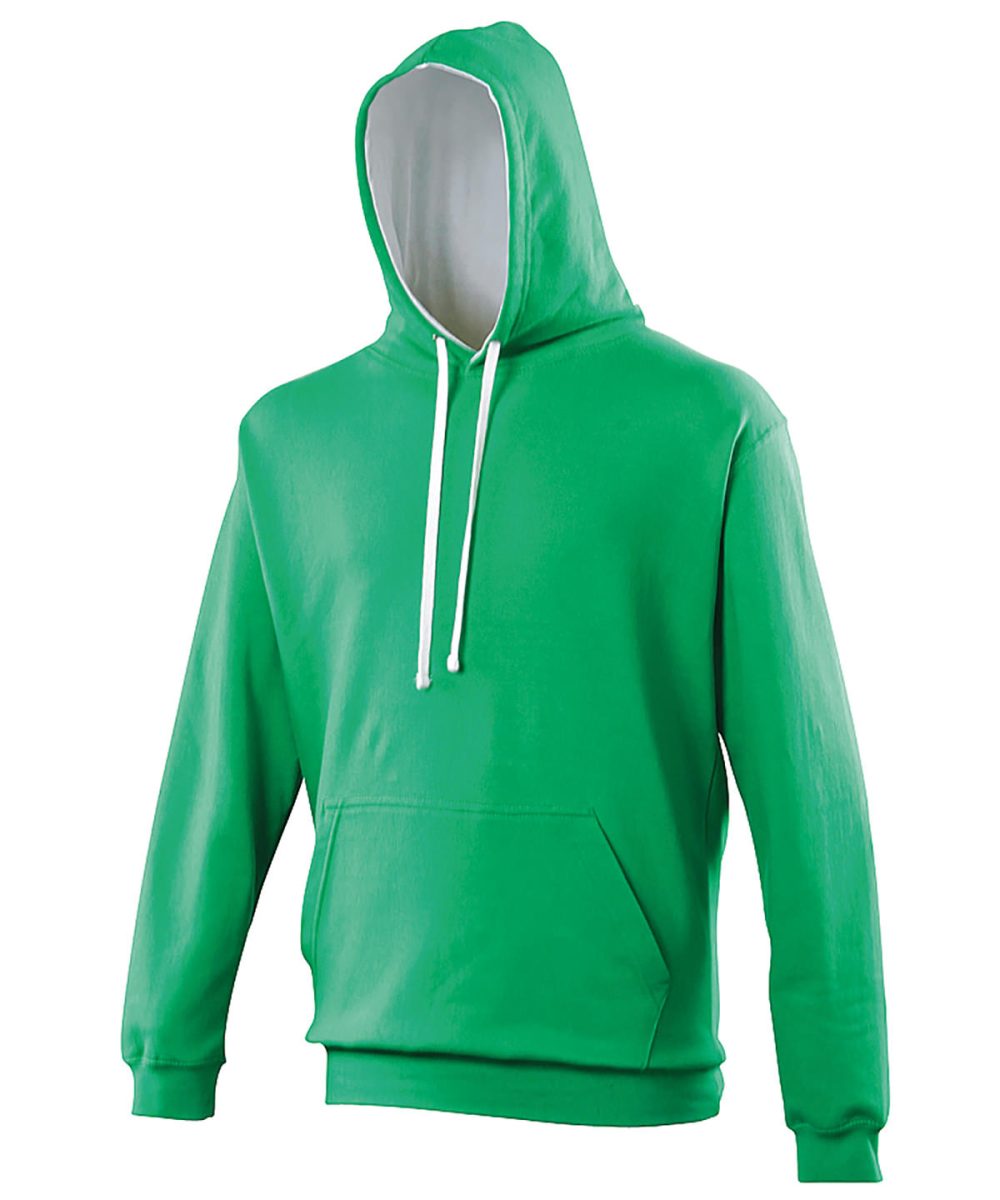 Kelly Green/Arctic White Varsity hoodie