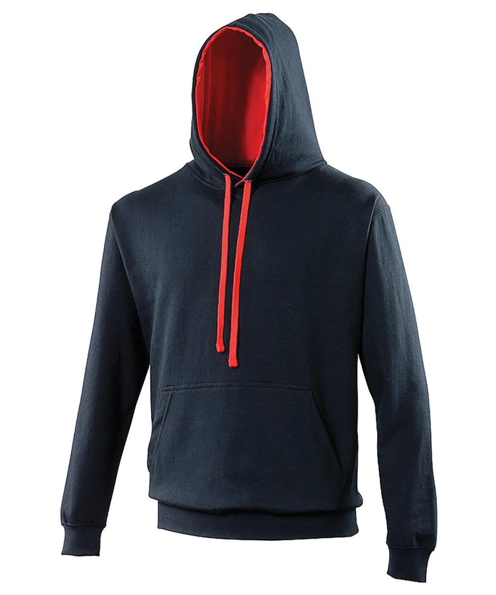 New French Navy/Fire Red†* Varsity hoodie