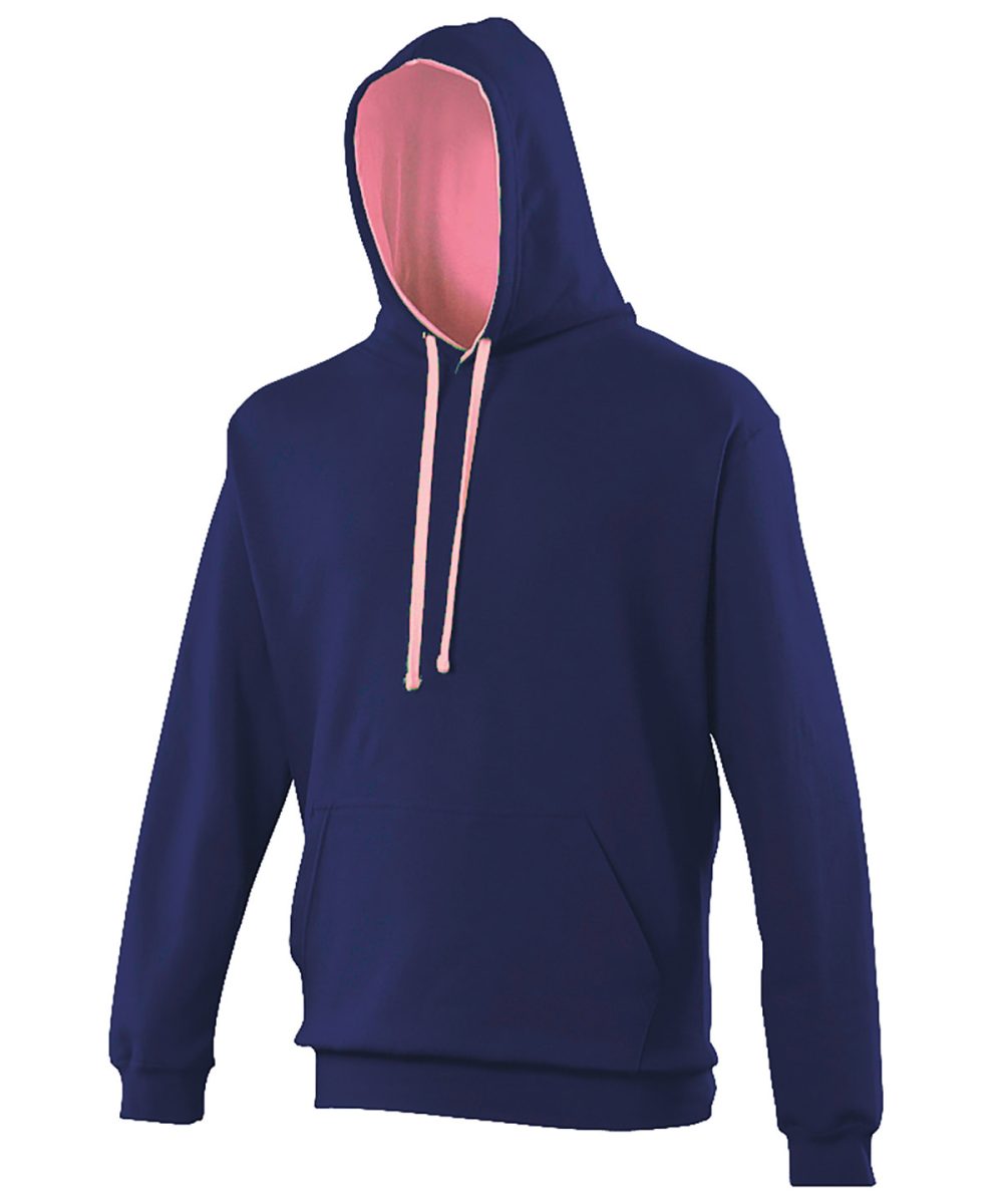 Oxford Navy/Candyfloss Pink Varsity hoodie