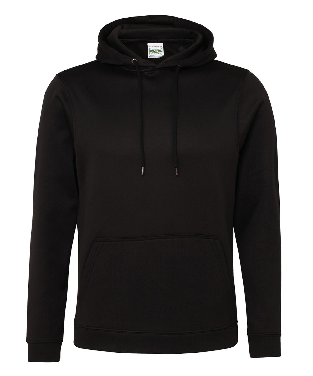 Jet Black Sports polyester hoodie