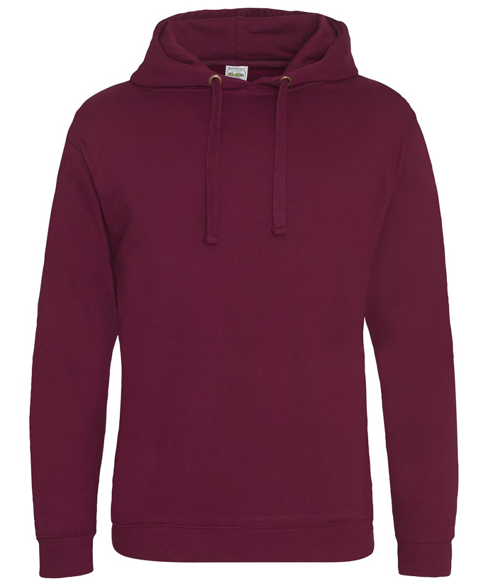 Burgundy Epic print hoodie