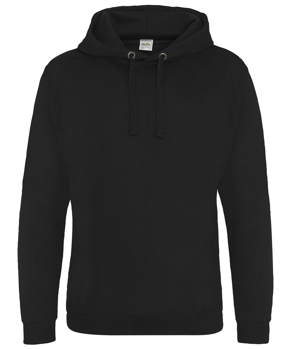 Jet Black Epic print hoodie