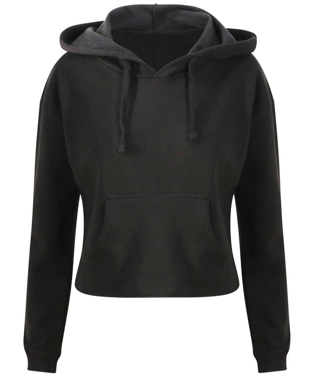 Jet Black Women's cropped hoodie