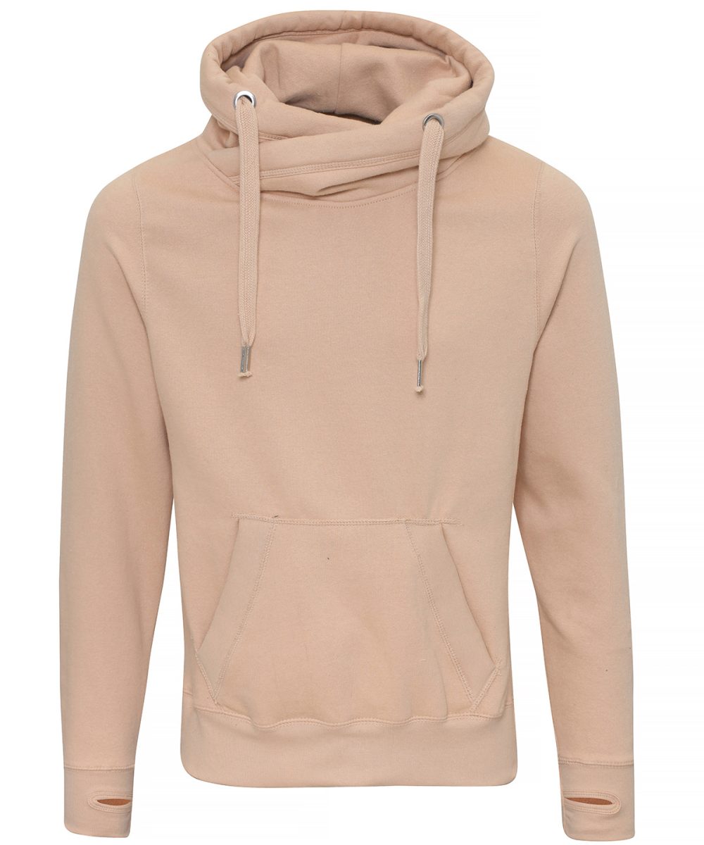 Nude Cross neck hoodie