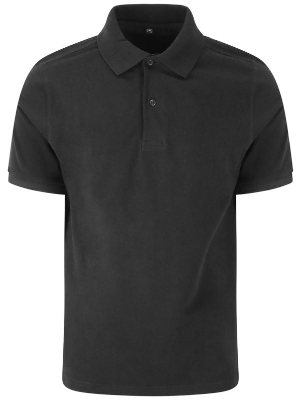 Black Stretch polo